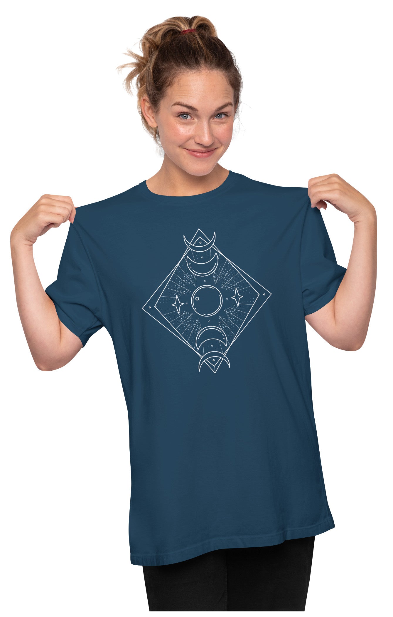 Phases Of The Moon - Toltec Wisdom Oversized Unisex T-shirt