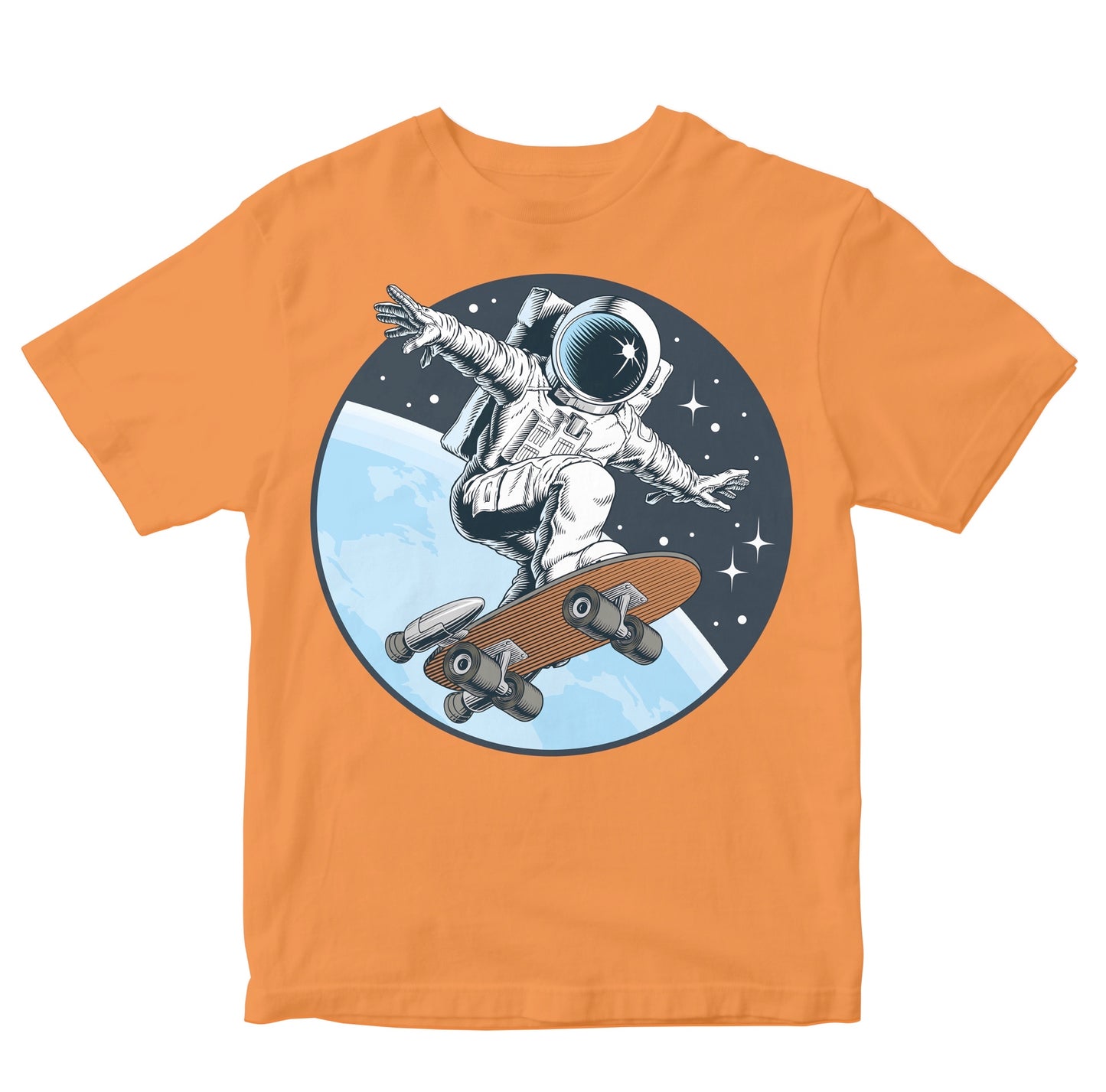 Awesome Astronaut Skateboarding In Space Toddler