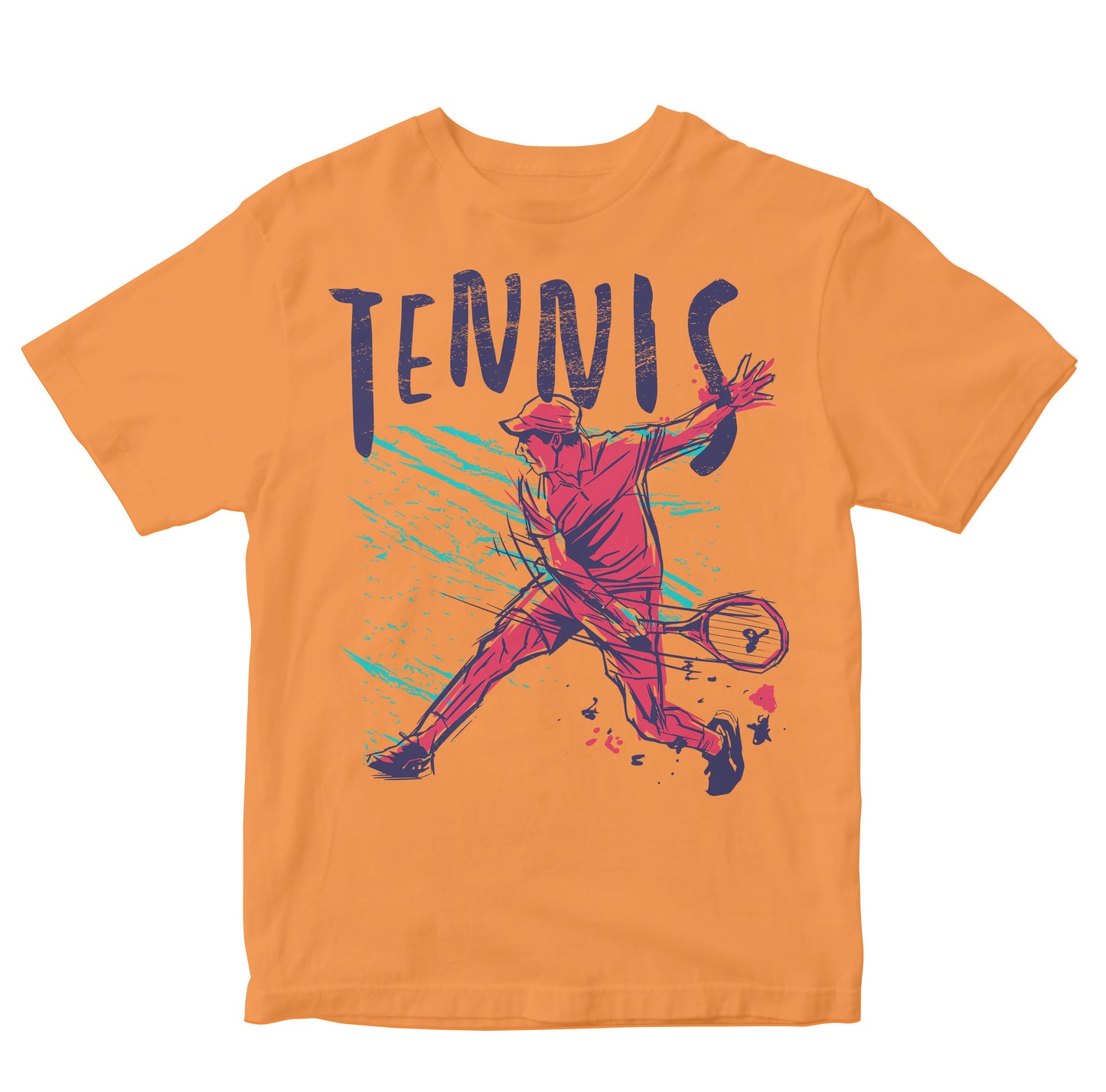Tennis Player Artwork Kids