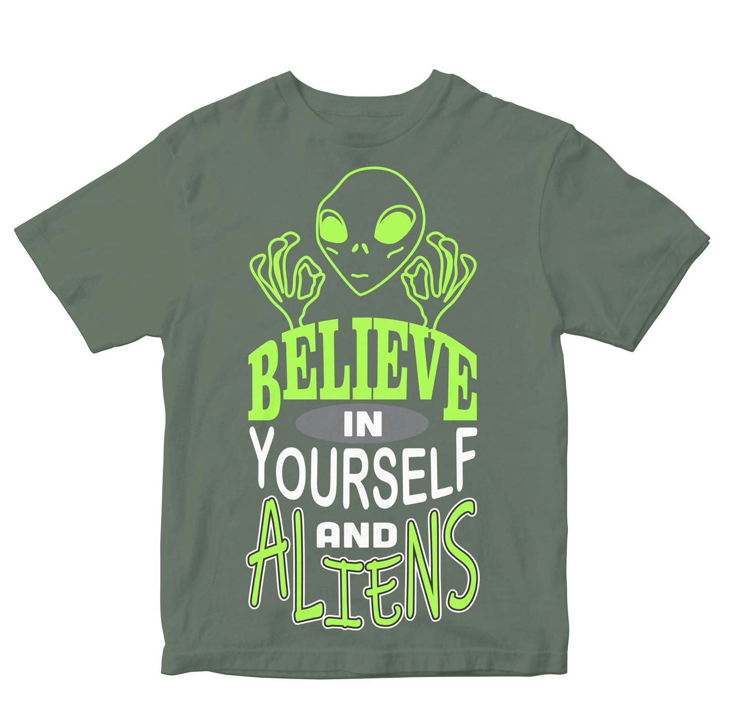 Believe In Yourself And Aliens Kids