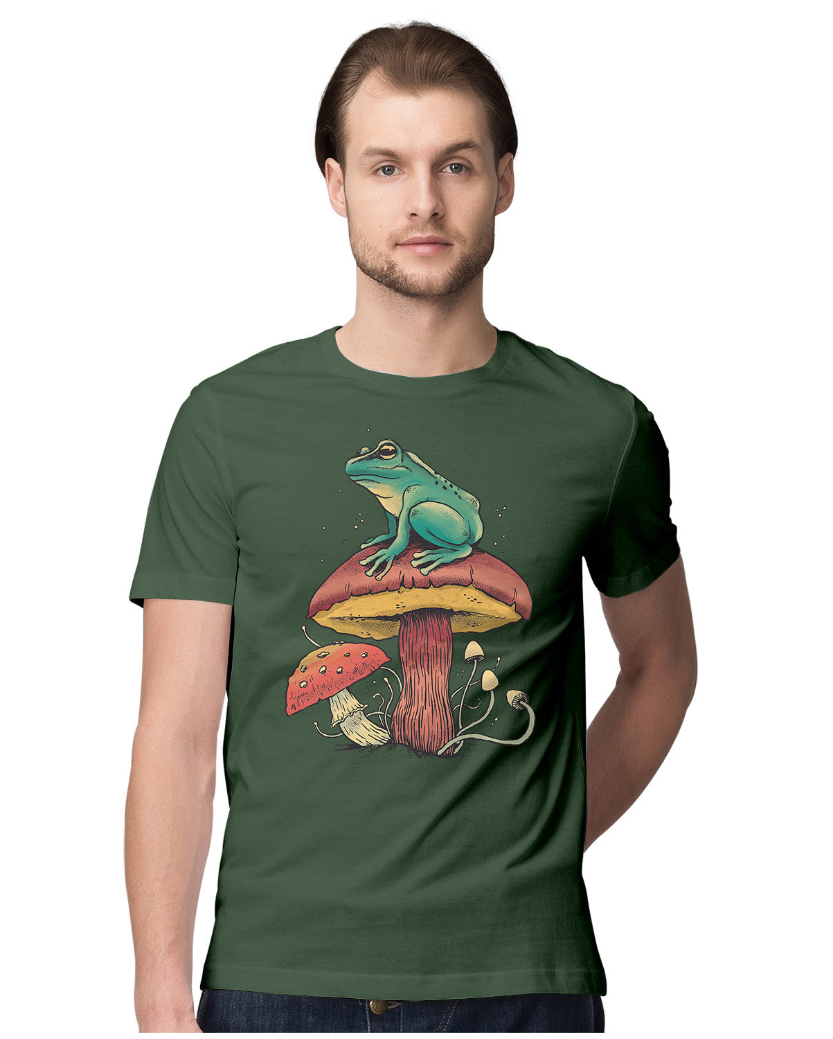Frog Over Mushroom