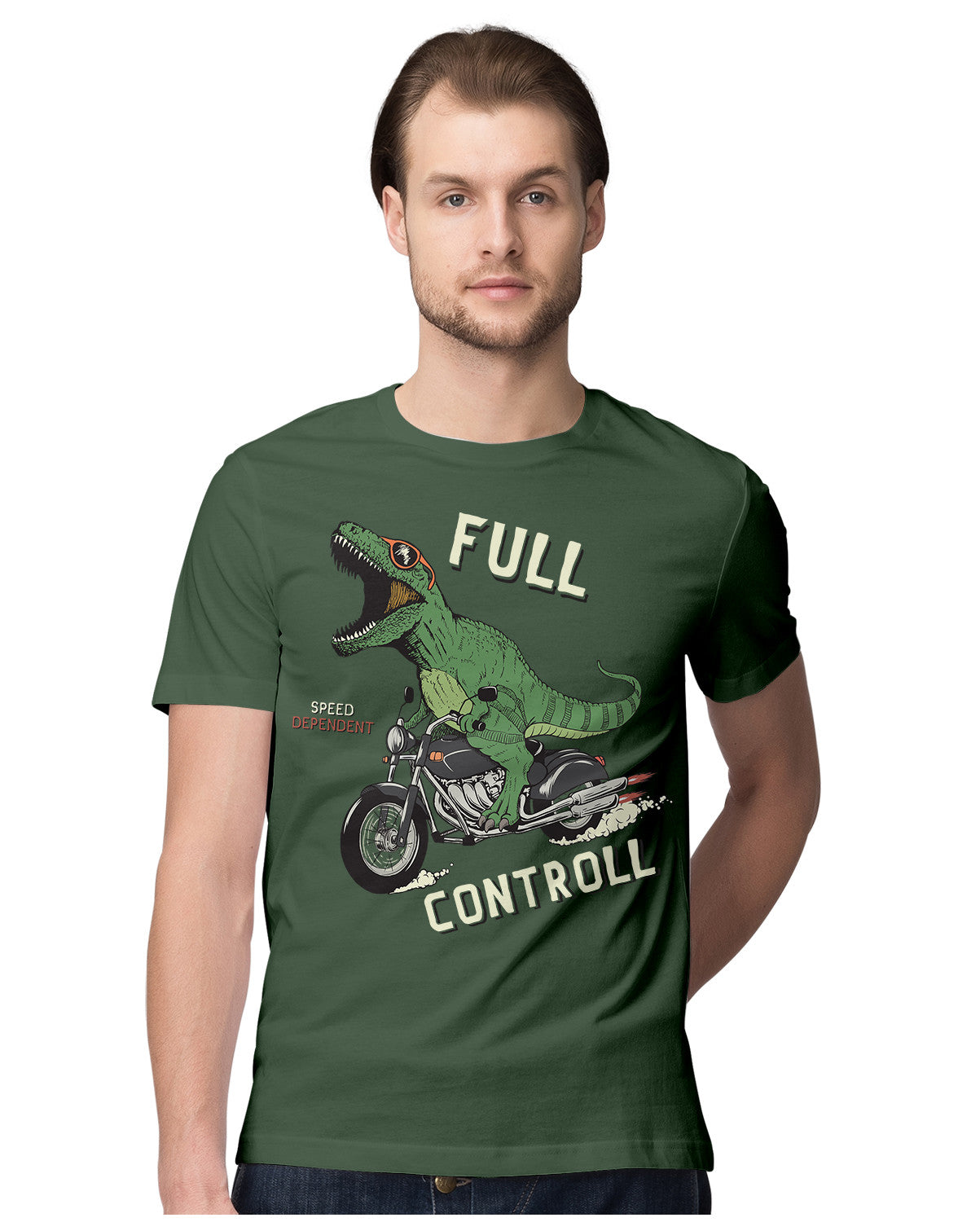Awesome T-Rex On Motorbike