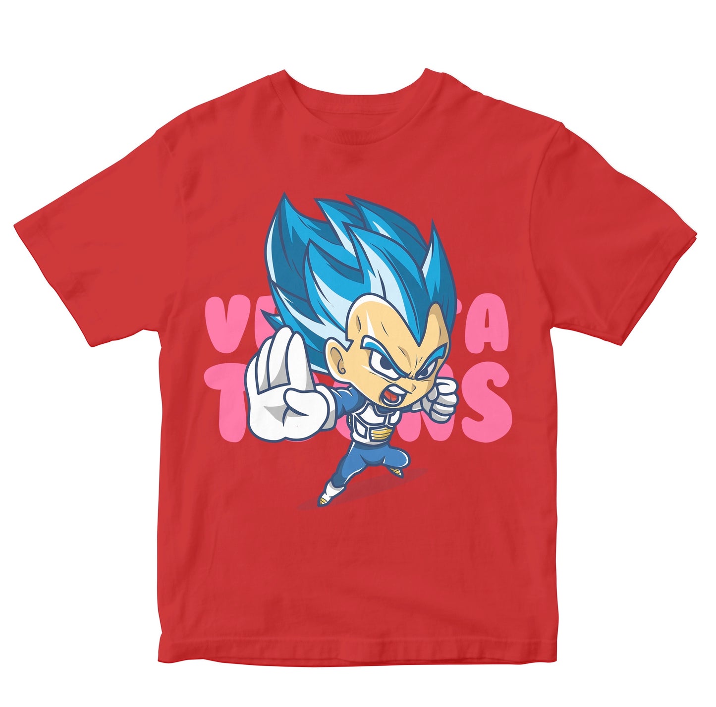 Cute Vegeta Illustration Kids T-Shirts