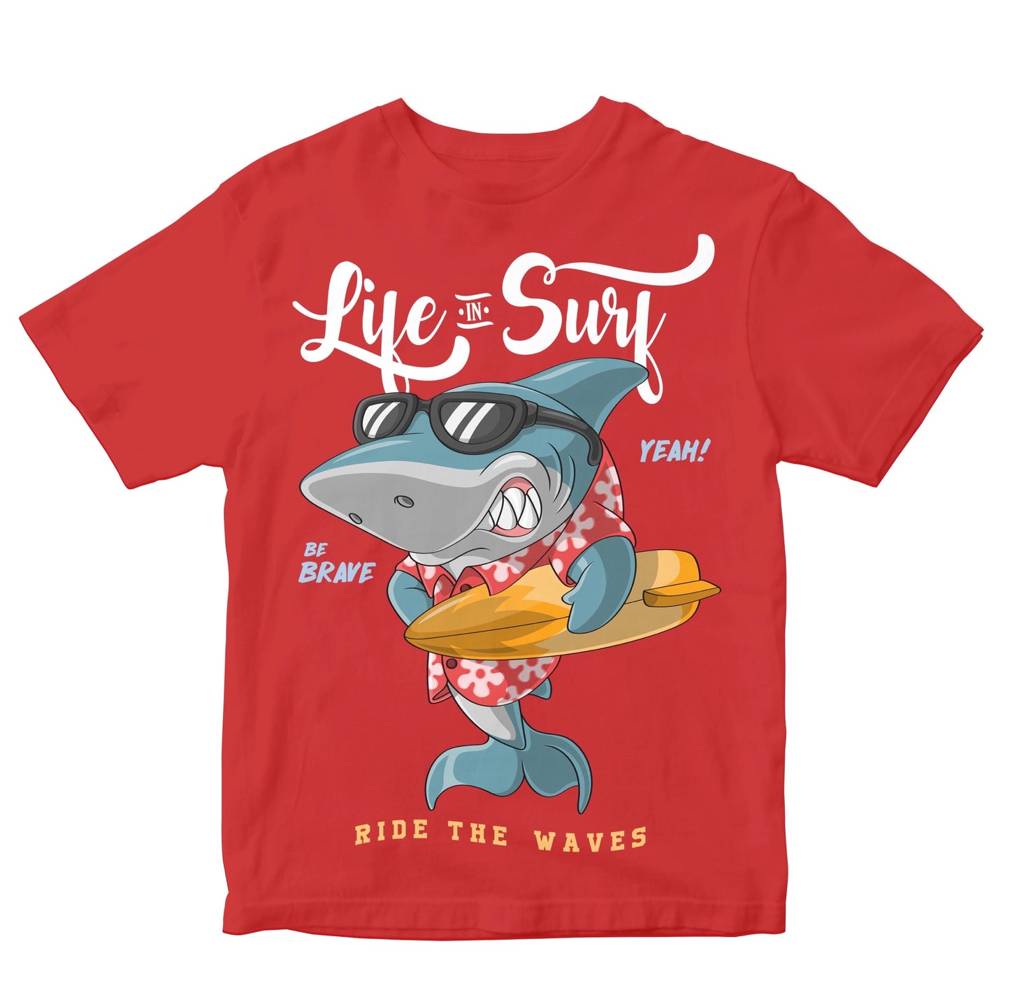 Cool Shark Surfer Dude Kids