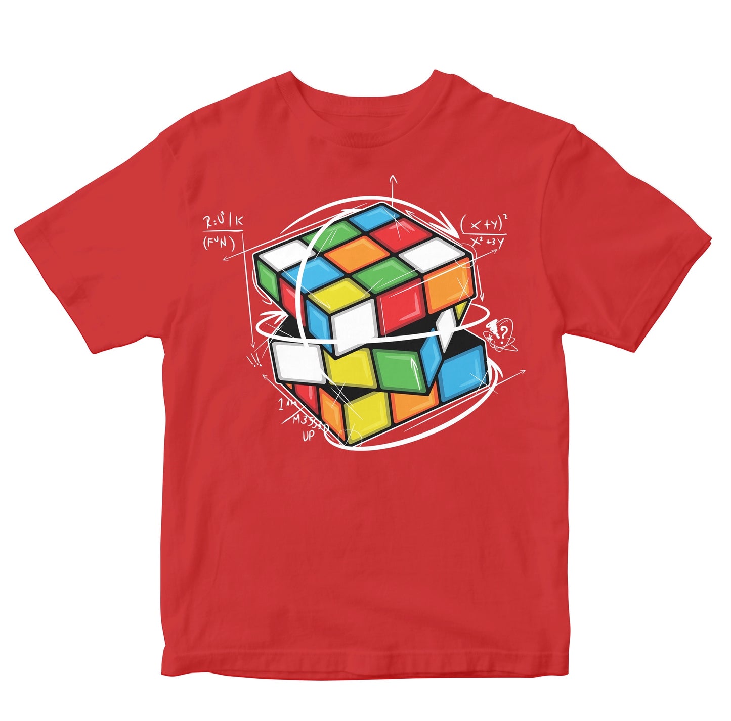 Rubik's Cube Hand Drawn Illustration Kids