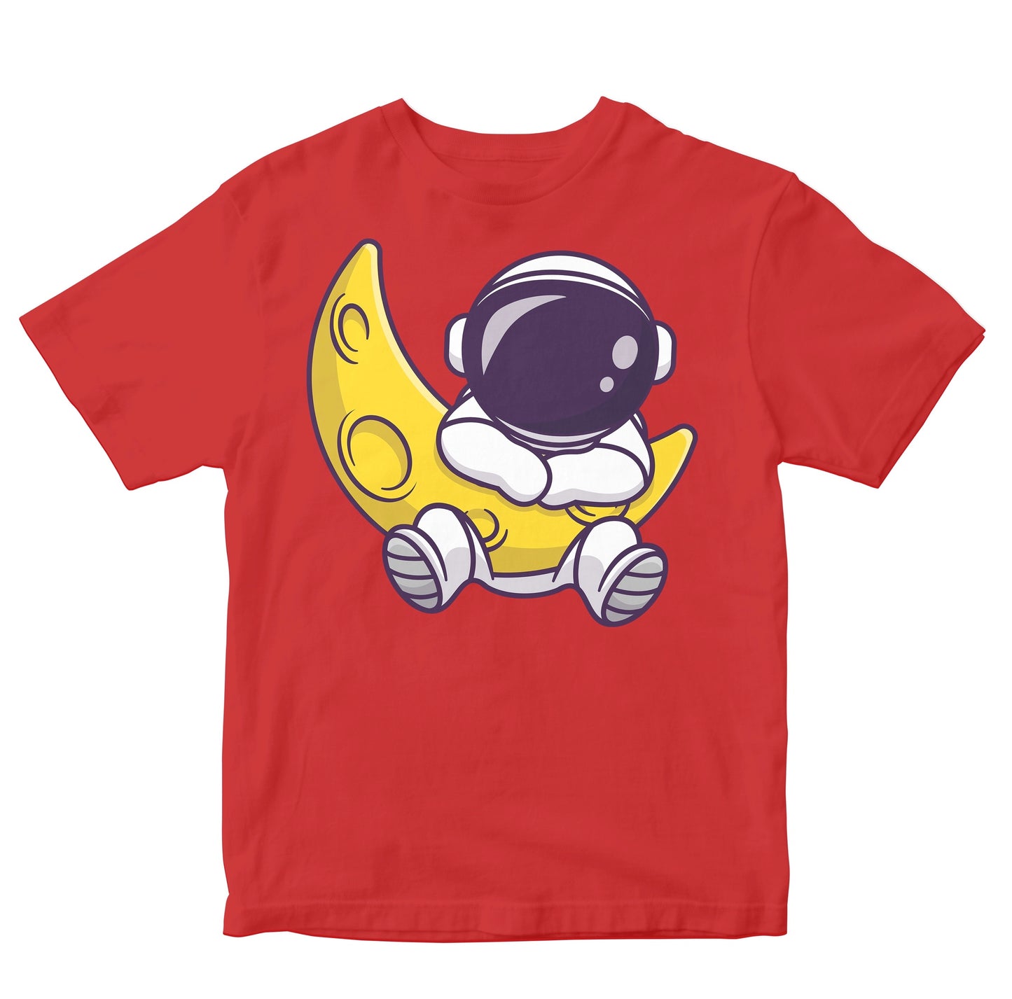 Astronaut Hanging On Moon Kids