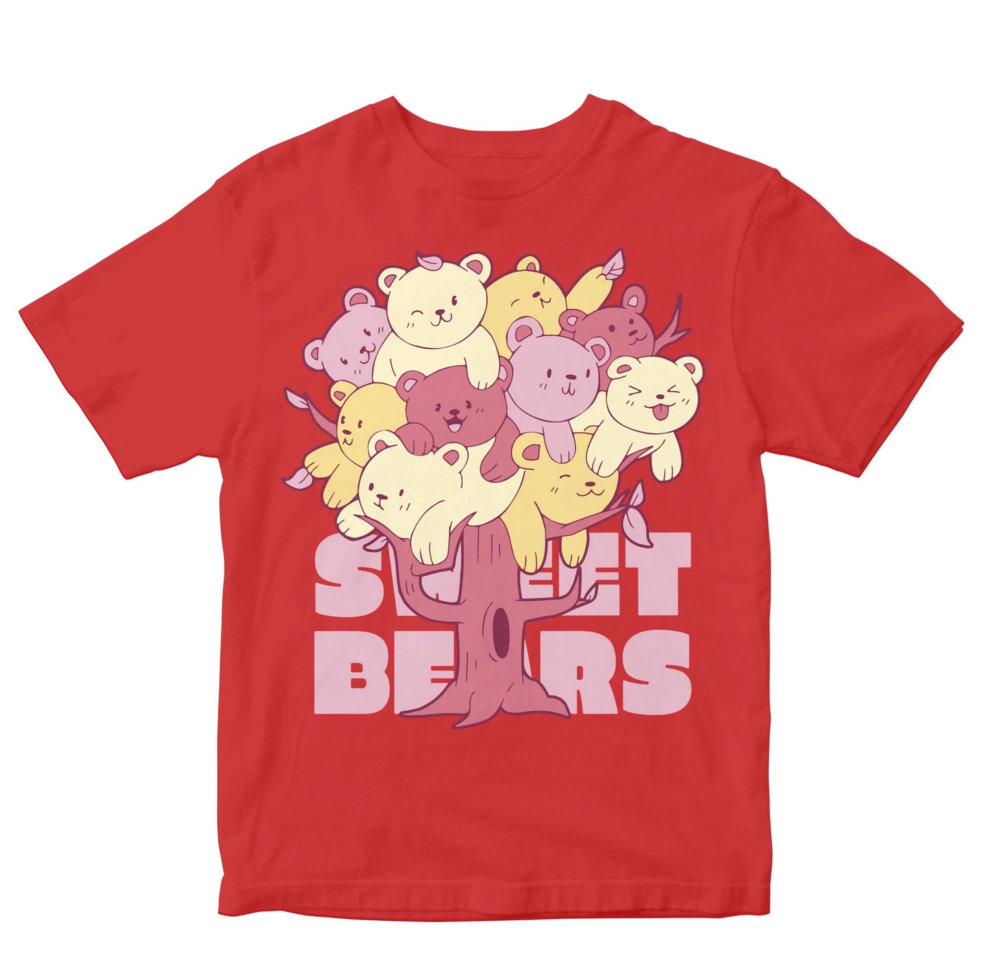 A Tree Of Sweet Teddy Bears Kids