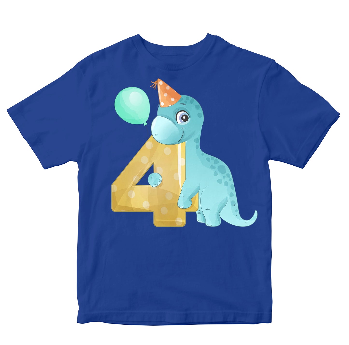 Four Year Old Apatosaurus - Birthday Dinosaur Kids