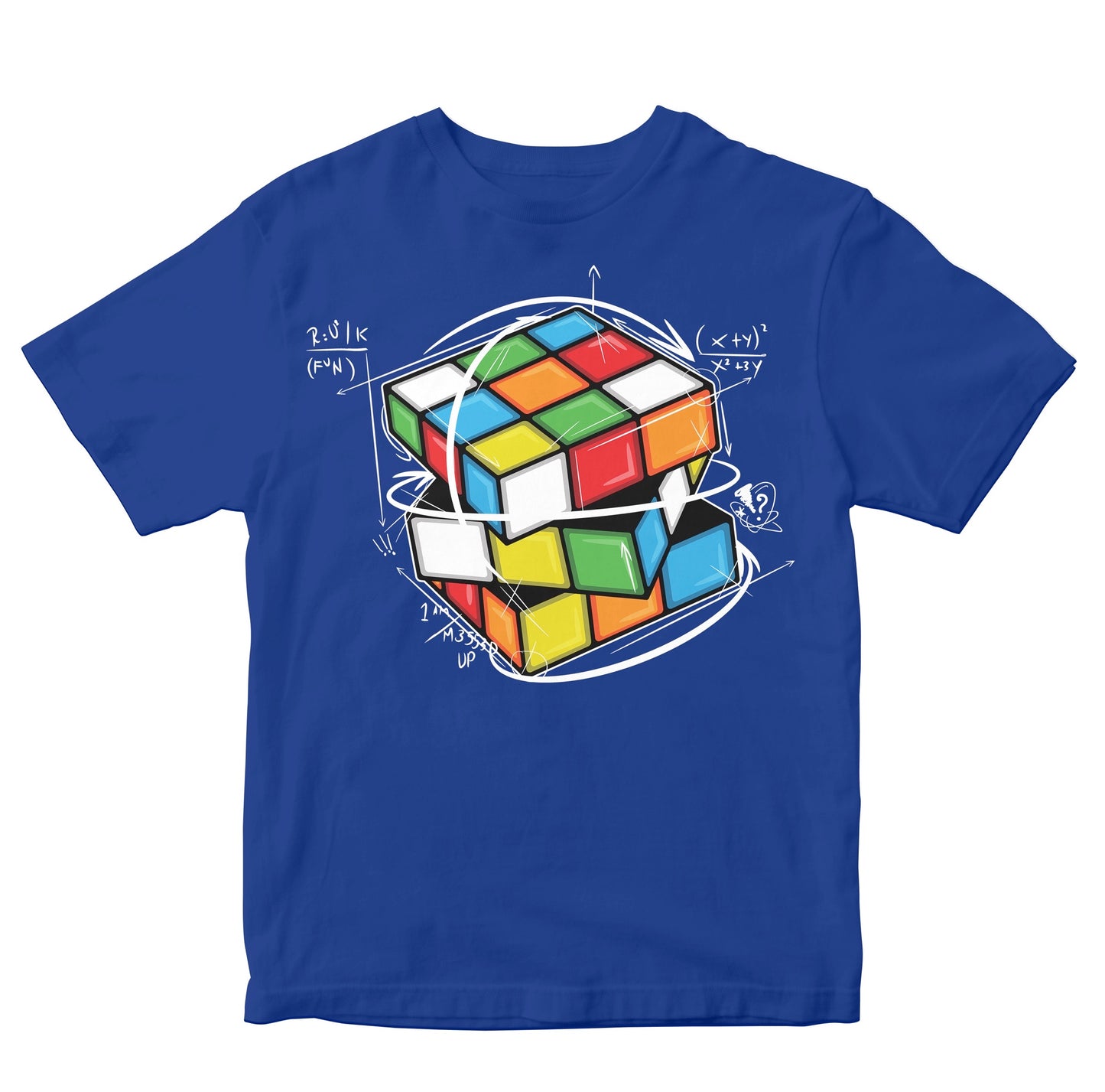 Rubik's Cube Hand Drawn Illustration Kids