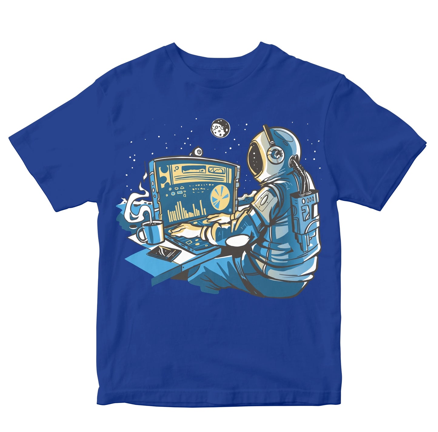 Astronaut On Computer Kids