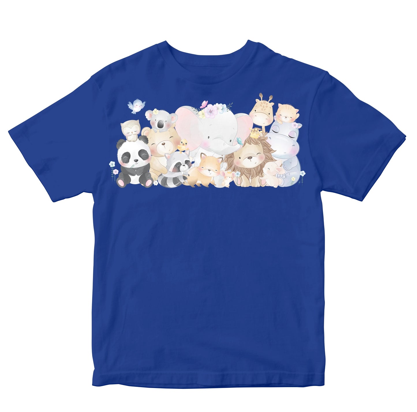 Animal Friends - Watercolor Illustration Toddler