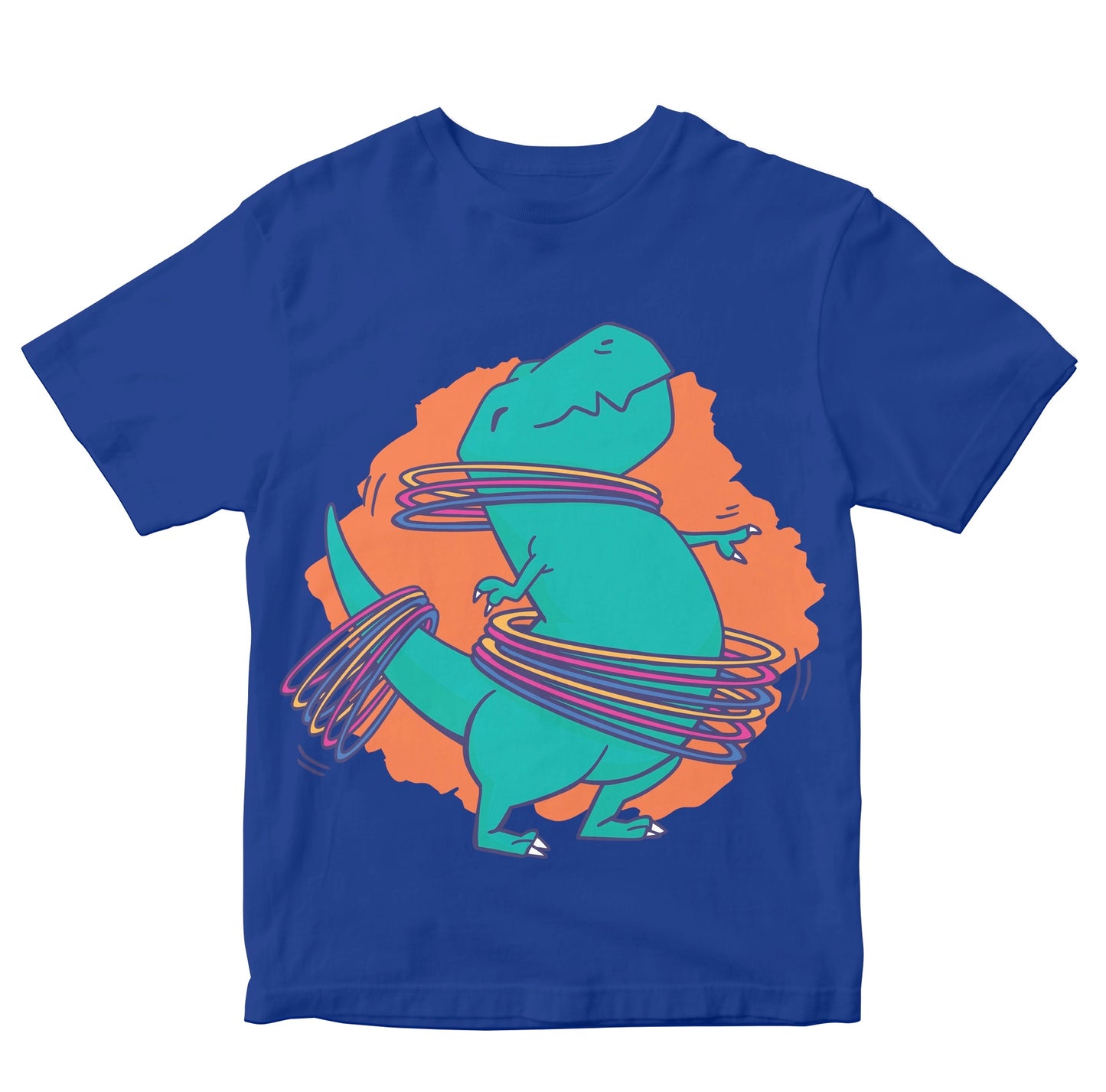 T-Rex Hula Hooping Kids