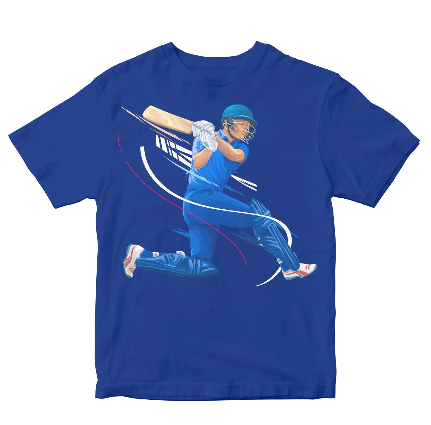 Cricket Batsman Sweep Shot Kids