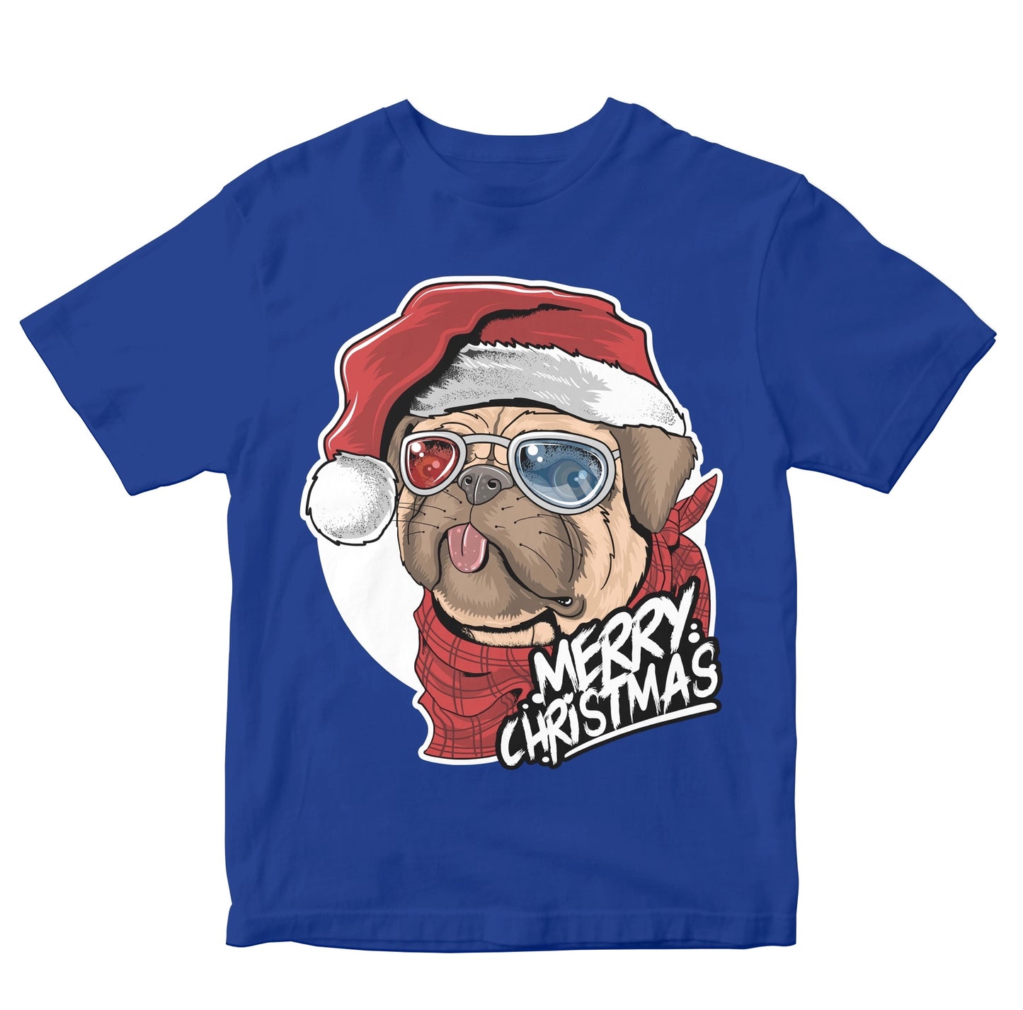 Christmas Pug - Merry Christmas Kids