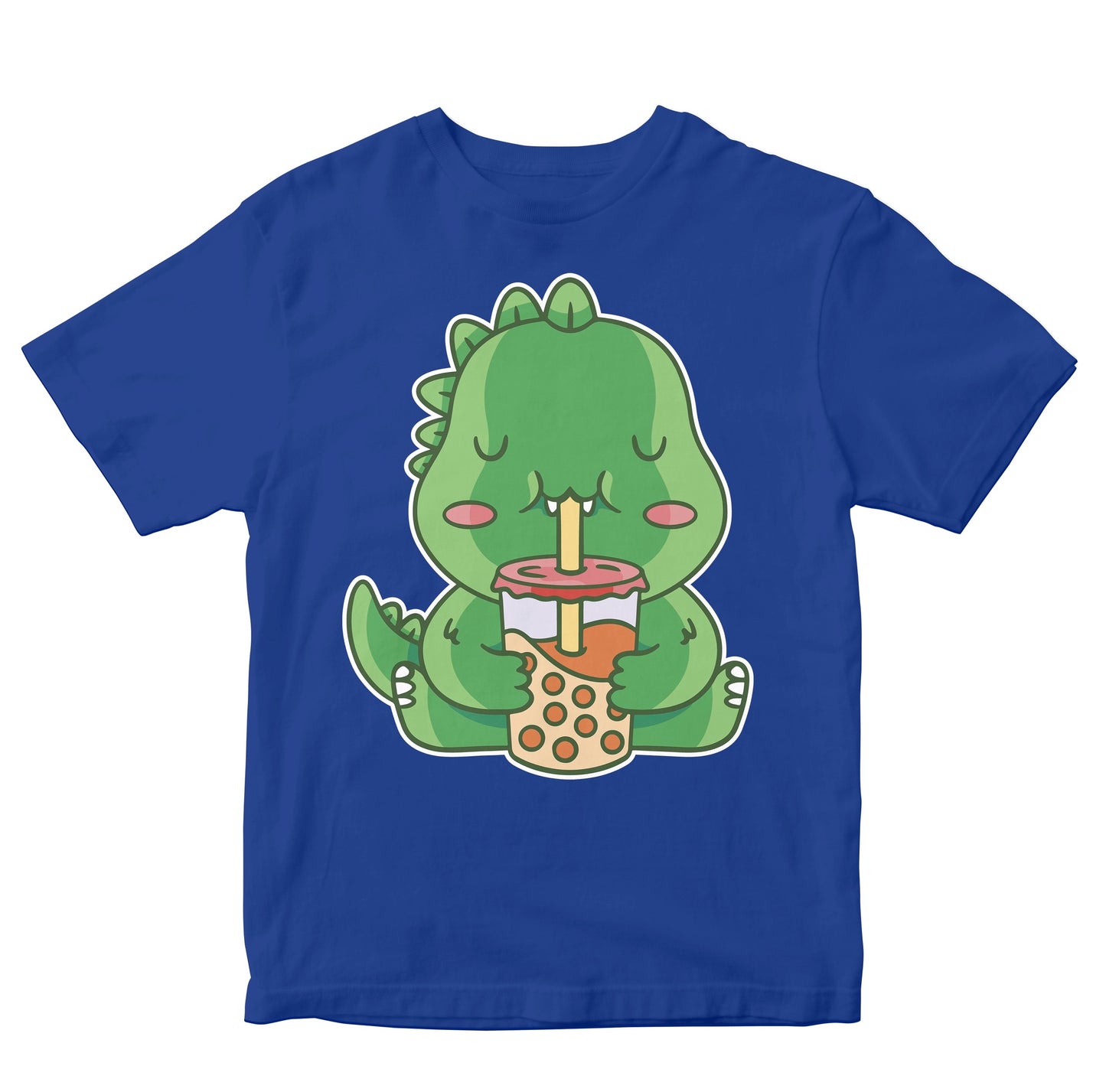Baby Dinosaur Drinking Boba Tea Toddler