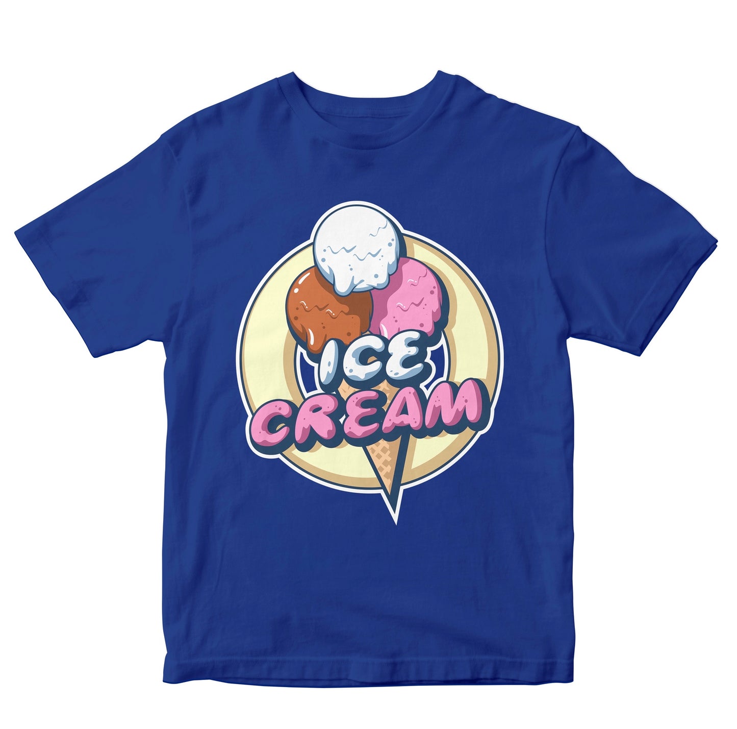 Cute Ice Cream Illustration Toddler T-Shirts