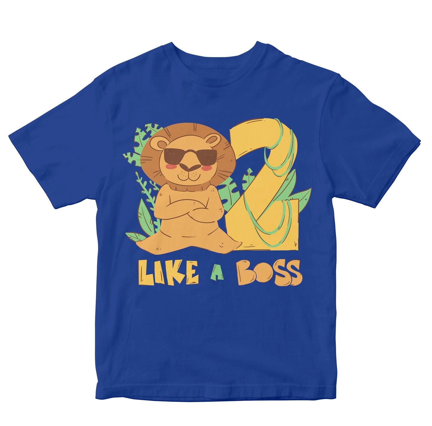 Two Year Old Birthday - Lion Boss Toddler