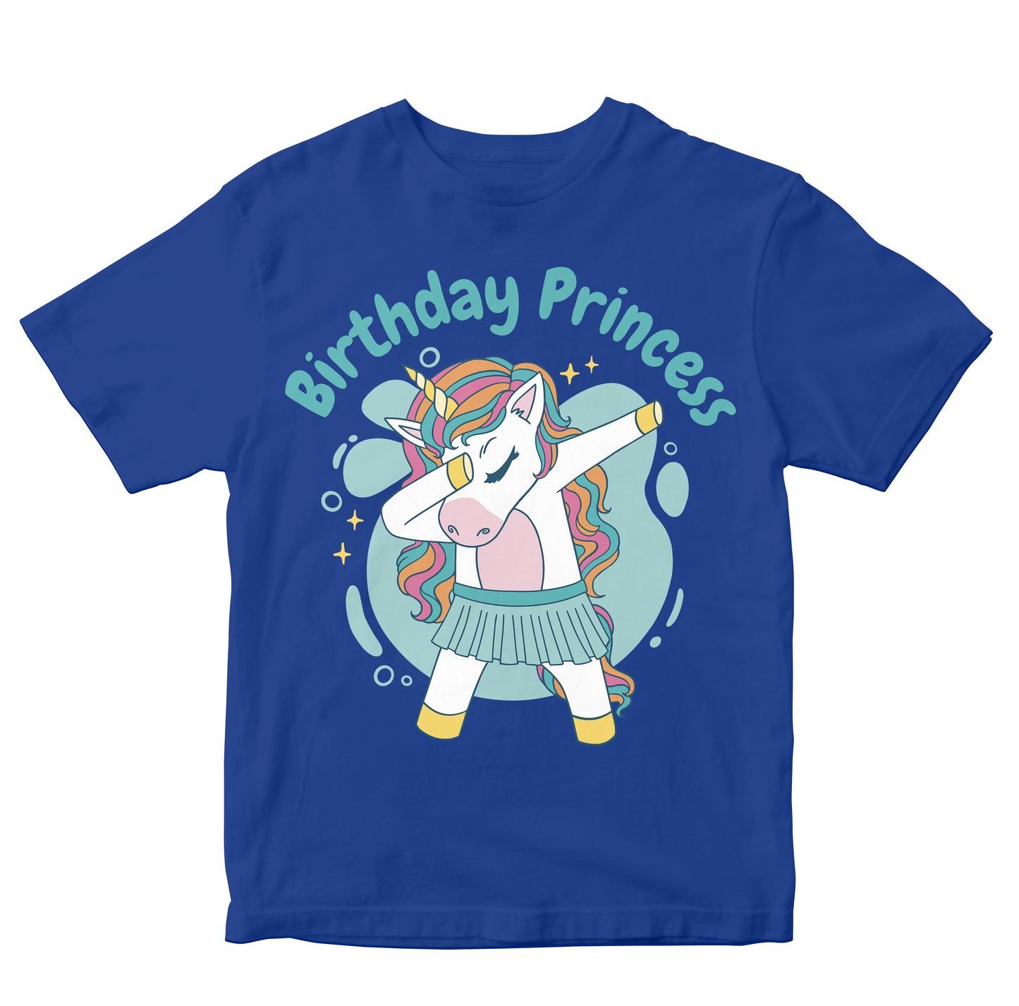 Birthday Princess Dabbing Unicorn Toddler