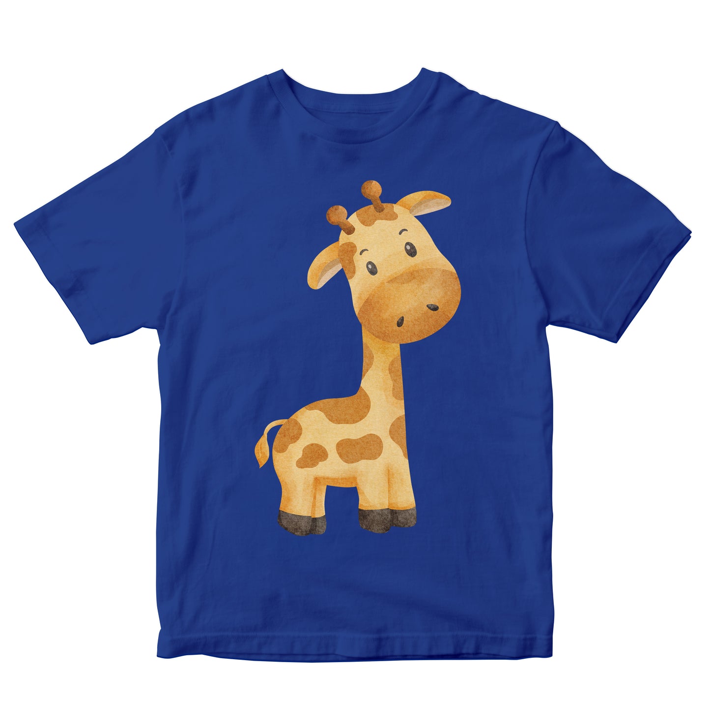 Cute Giraffe Watercolor Illustration Kids