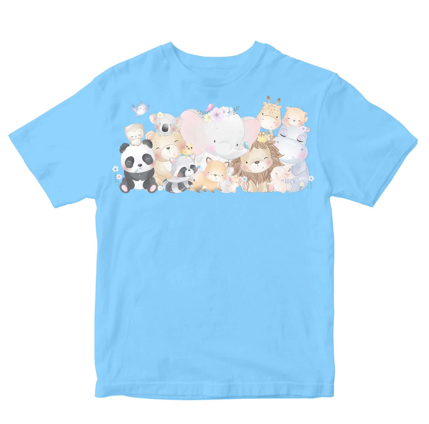 Animal Friends - Watercolor Illustration Toddler
