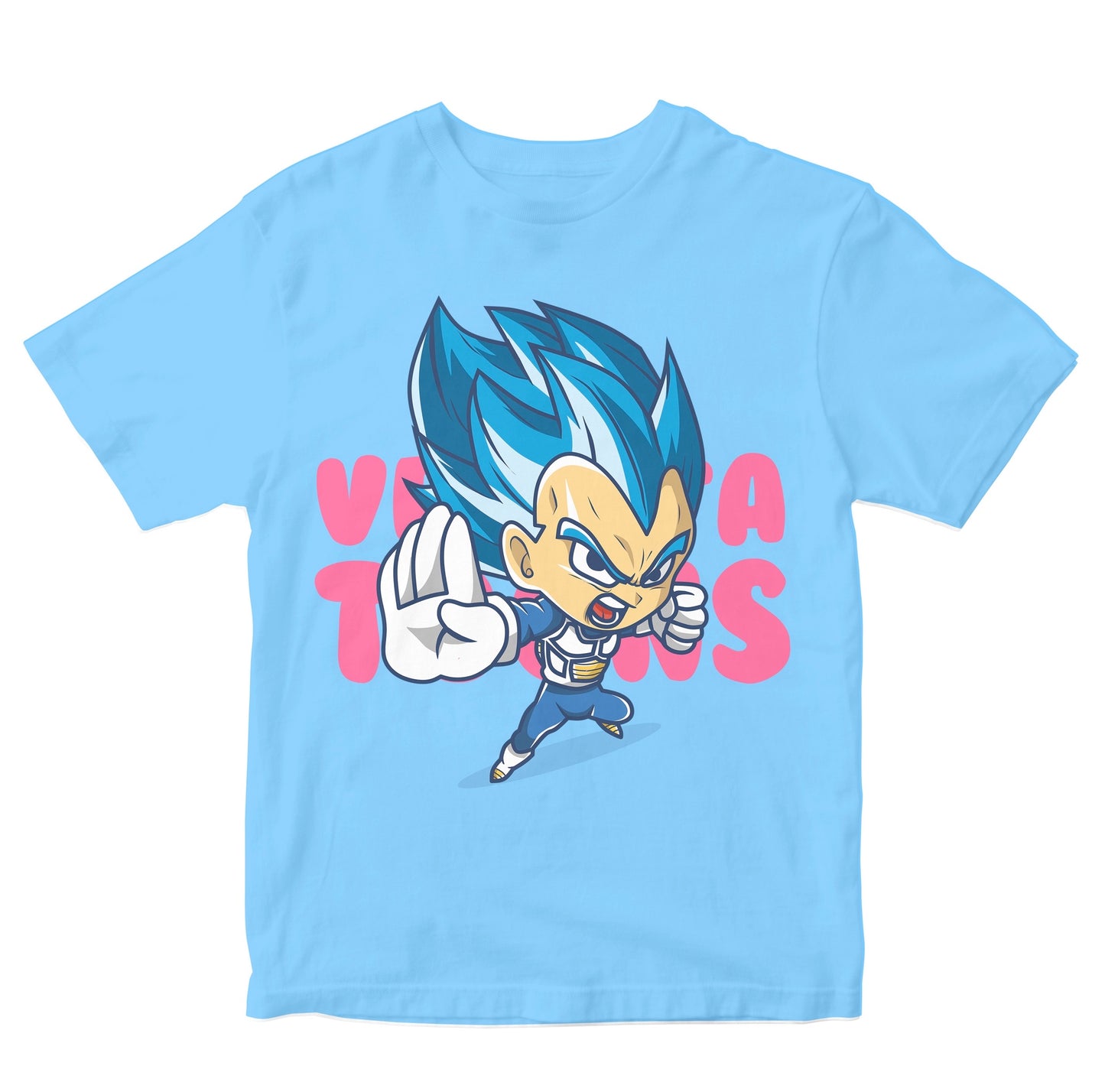 Cute Vegeta Illustration Kids T-Shirts