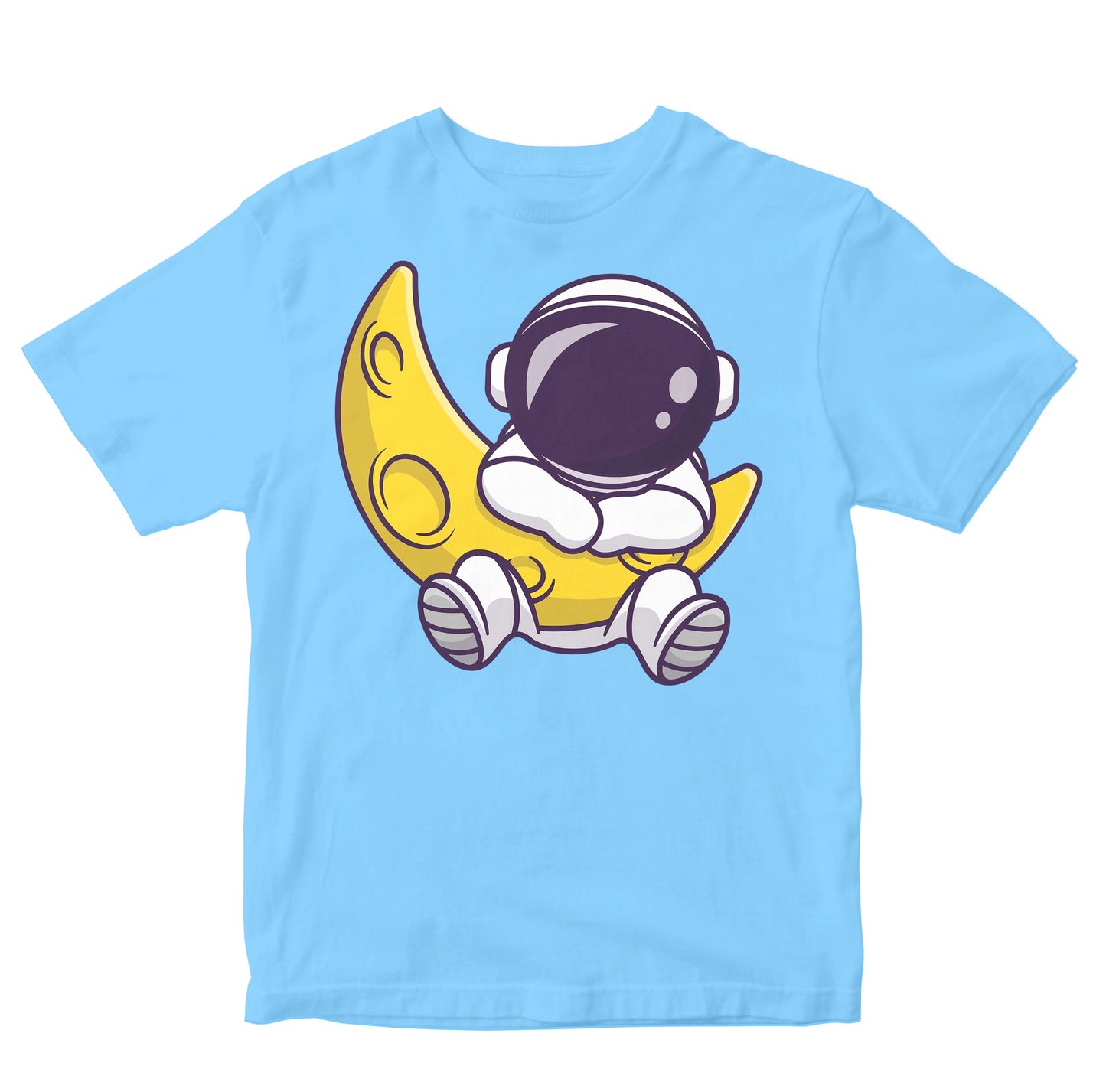 Astronaut Hanging On Moon Kids