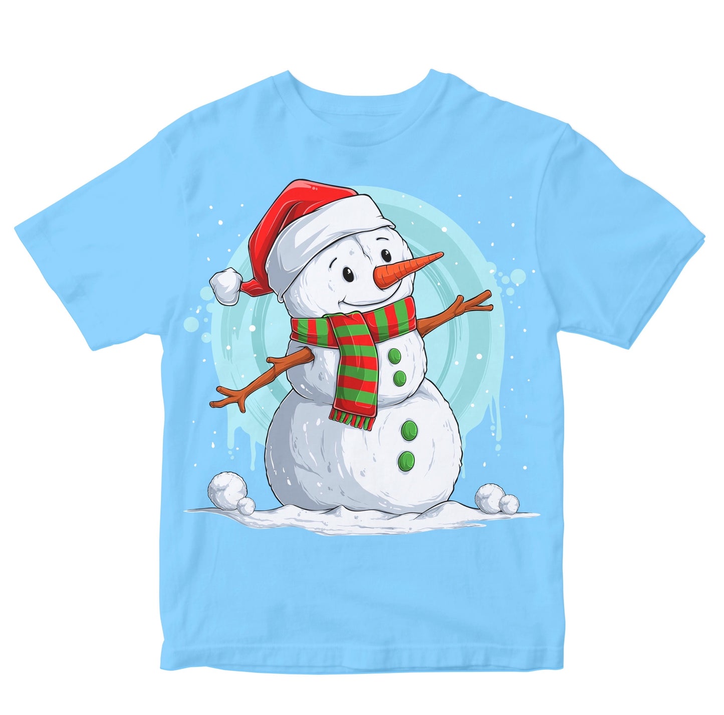 Happy Christmas Snowman Kids