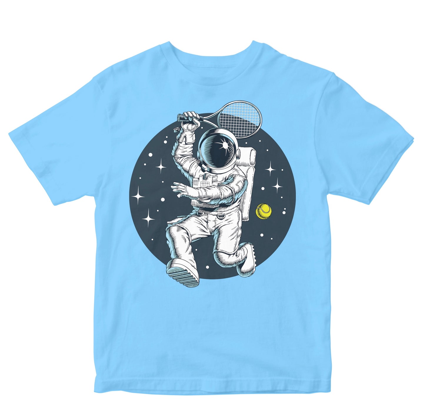 Astronaut Playing Tennis In Space Kids