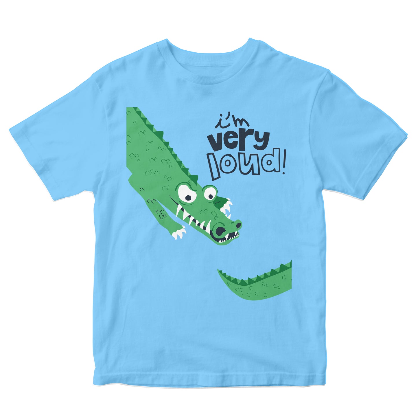 Hand Drawn Cute Crocodile Toddler