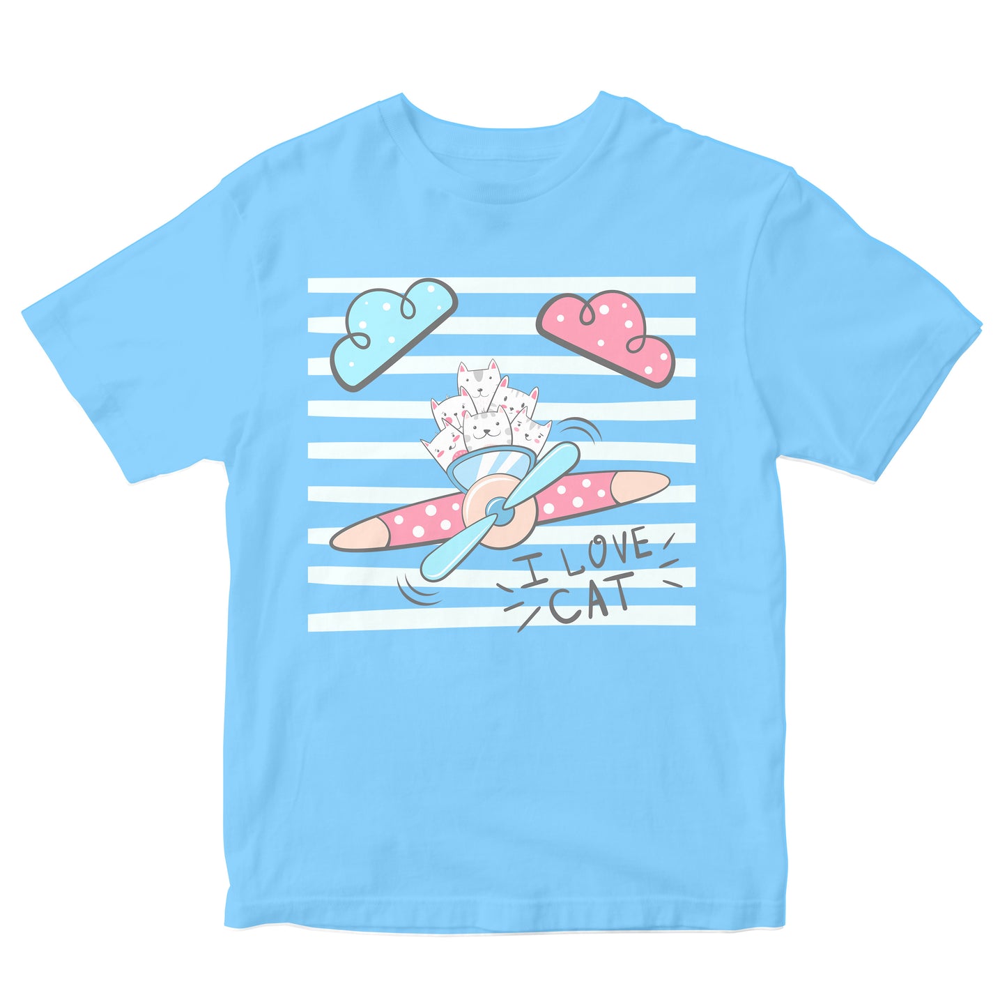 Happy Cats In Airplane Toddler