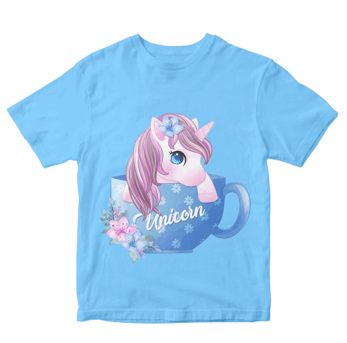 Unicorn In A Cup Girls Kids