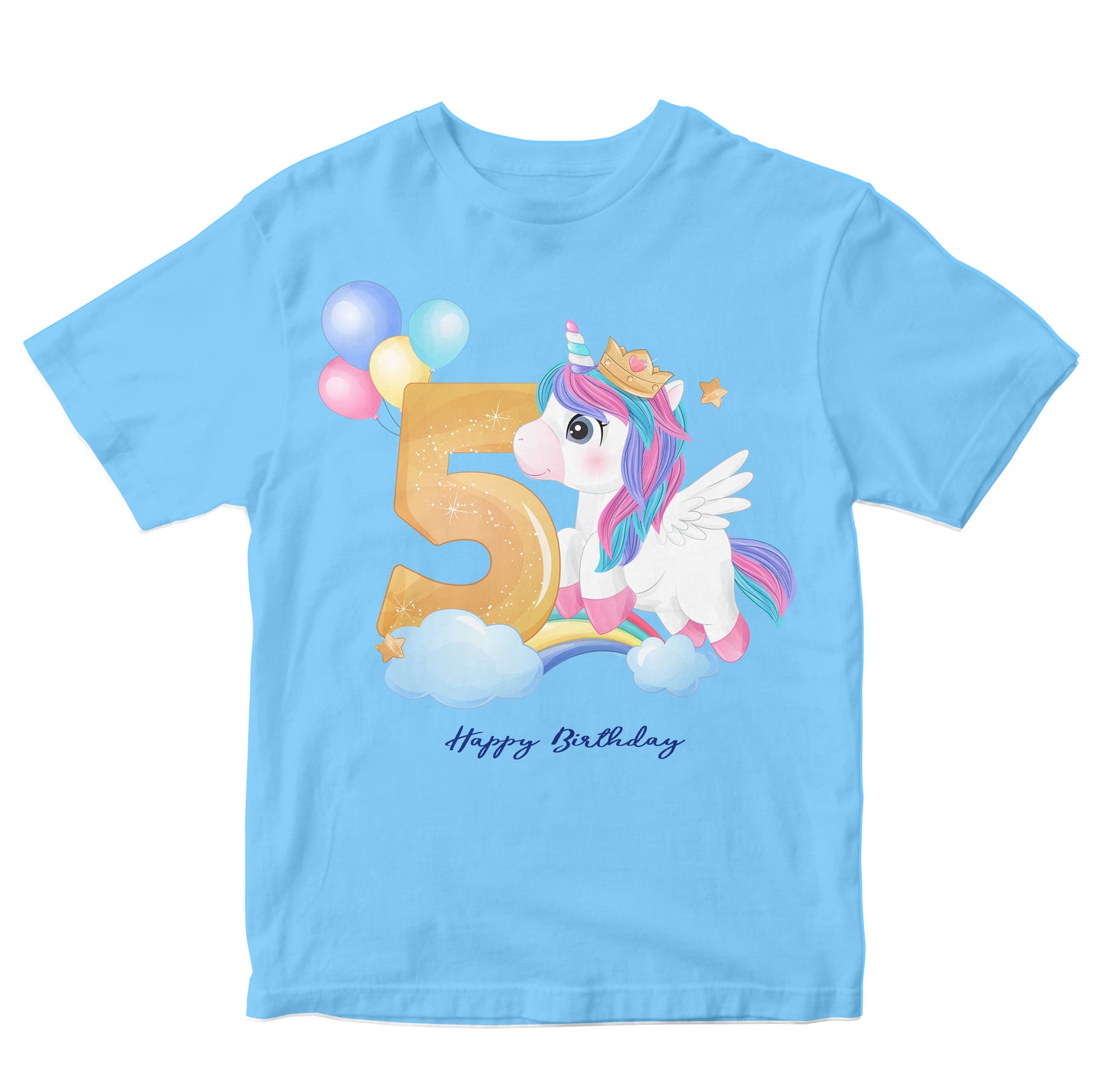 Fifth Birthday Unicorn Kids