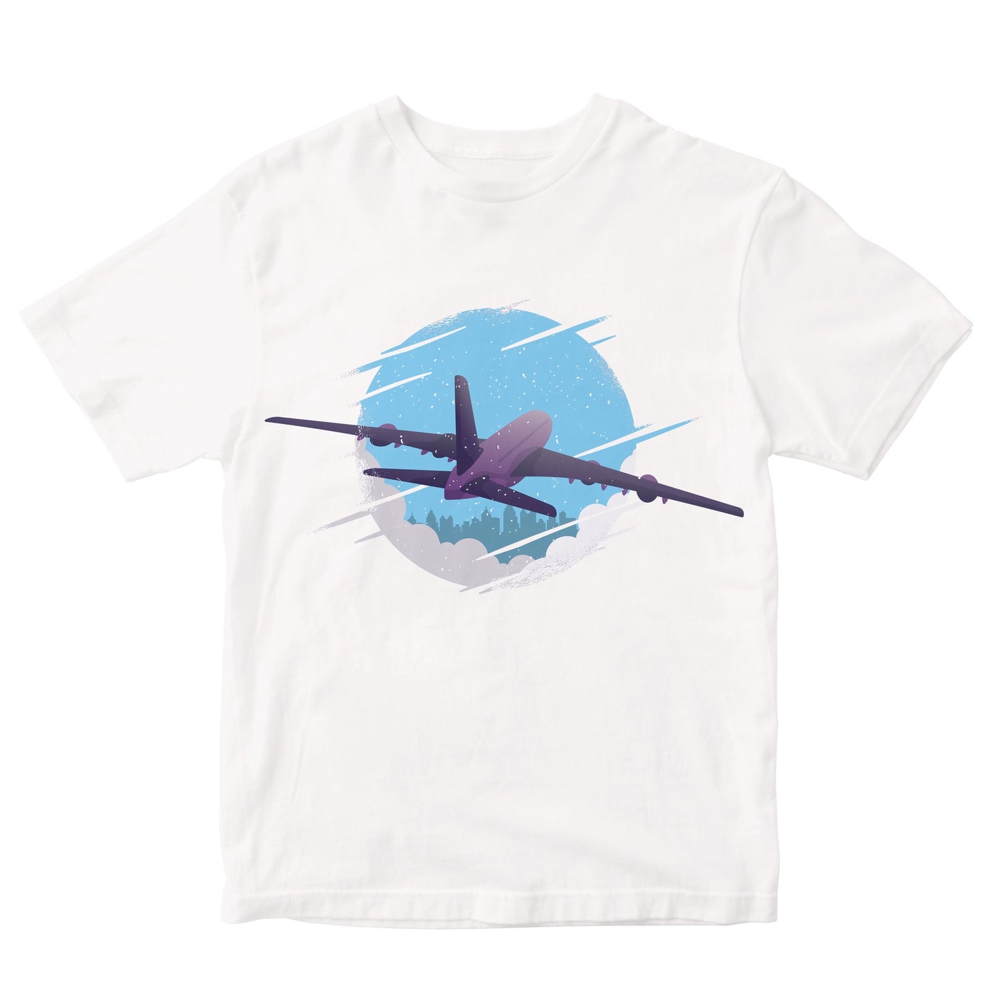 Airplane Cruising At A High Altitude Kids