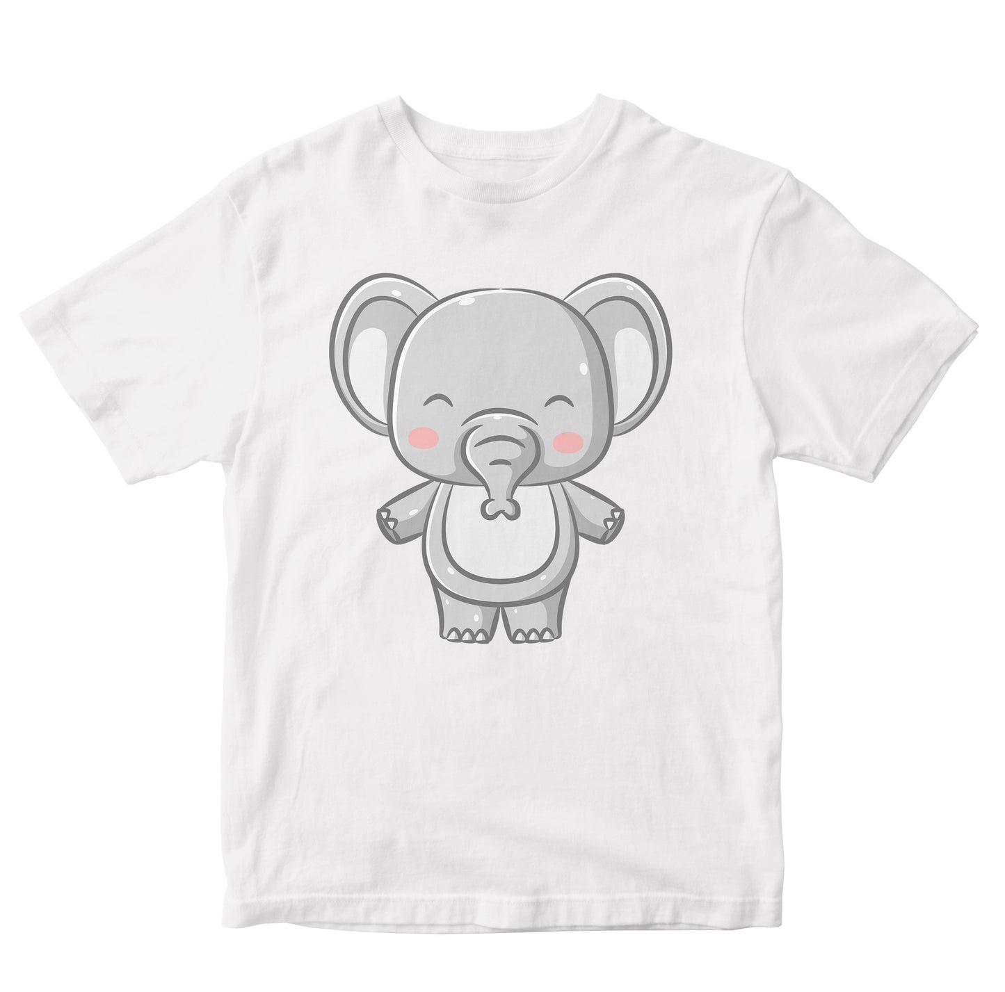 A Really Cute Elephant Kids T-Shirts
