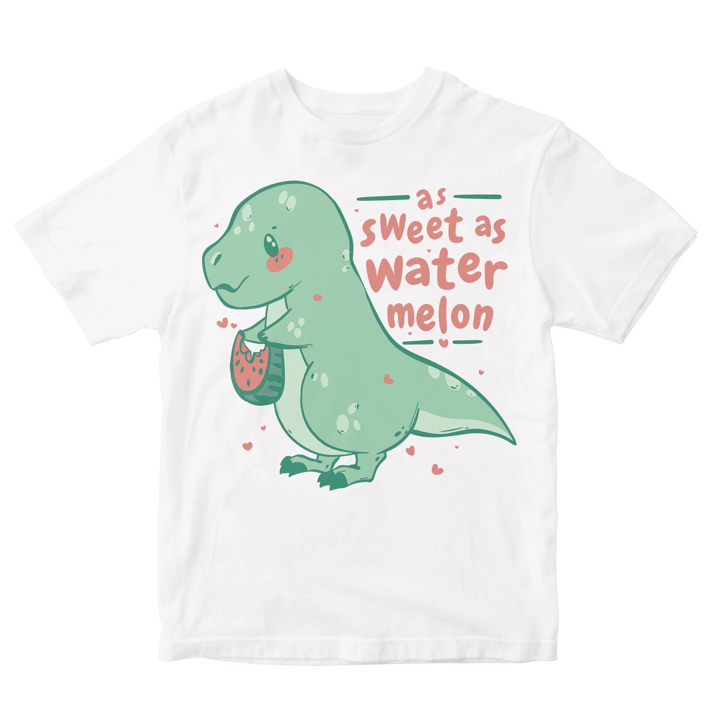 As Sweet As Watermelon T-Rex Kids