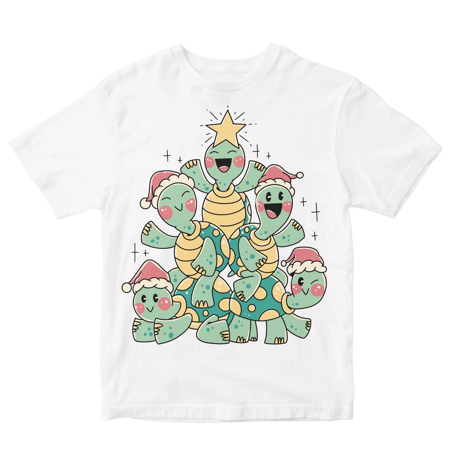A Christmas Tree Of Turtles Kids