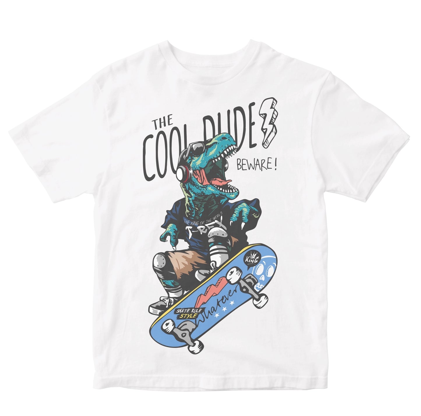 Cool Dude T-Rex Skater Kids