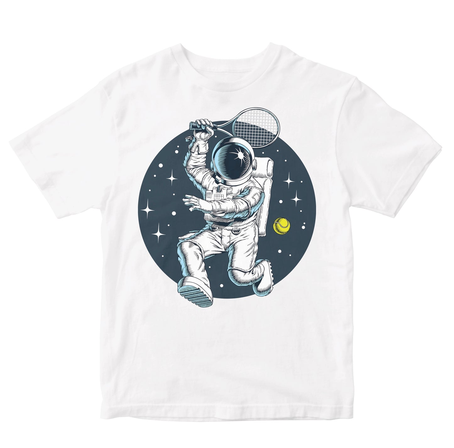 Astronaut Playing Tennis In Space Kids