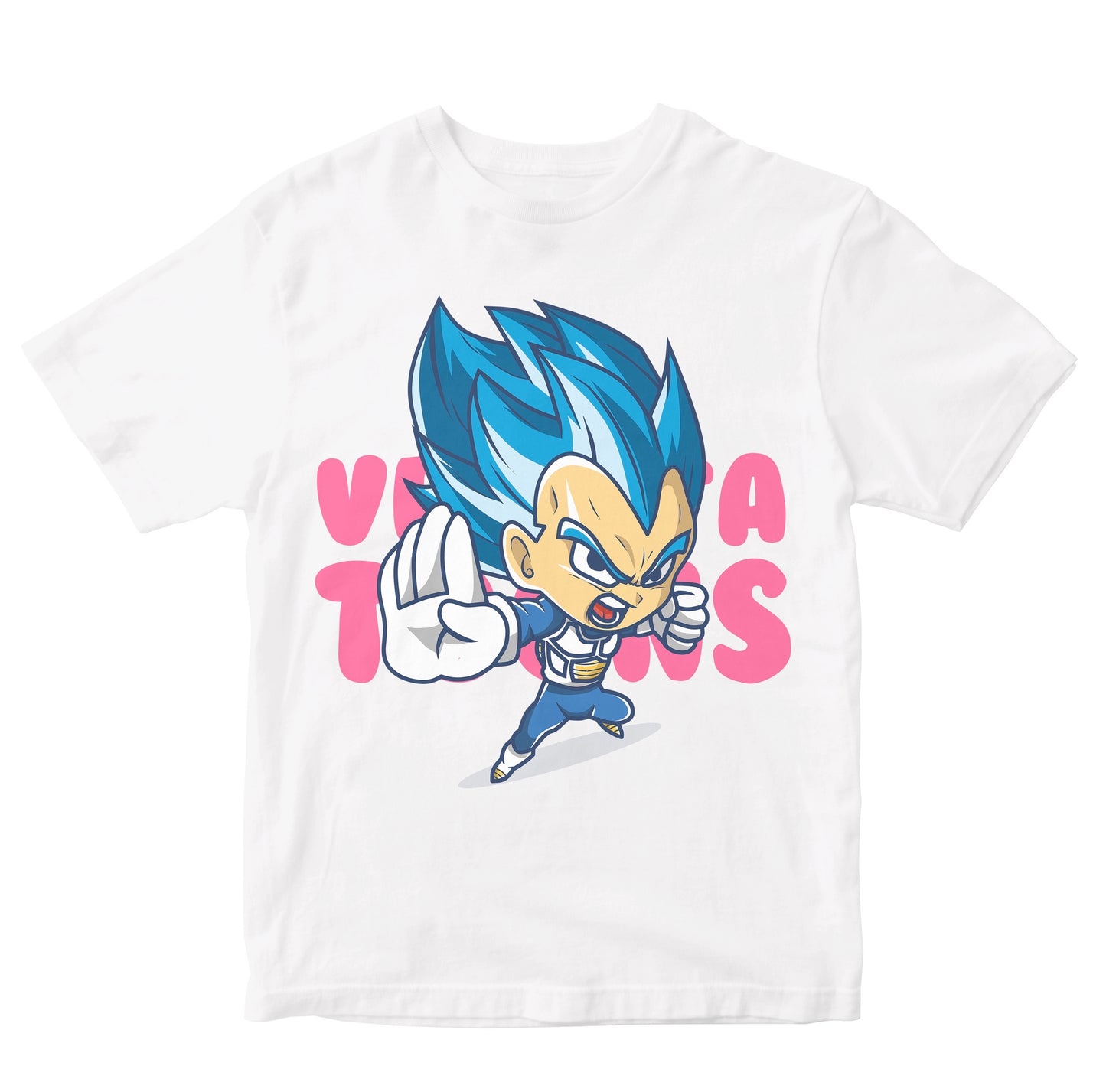 Cute Vegeta Illustration Kids T-Shirts