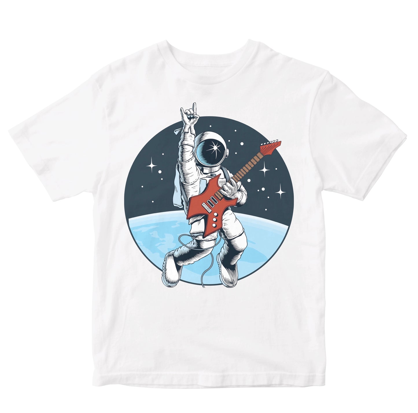 Astronaut Shredding Electric Guitar Toddler
