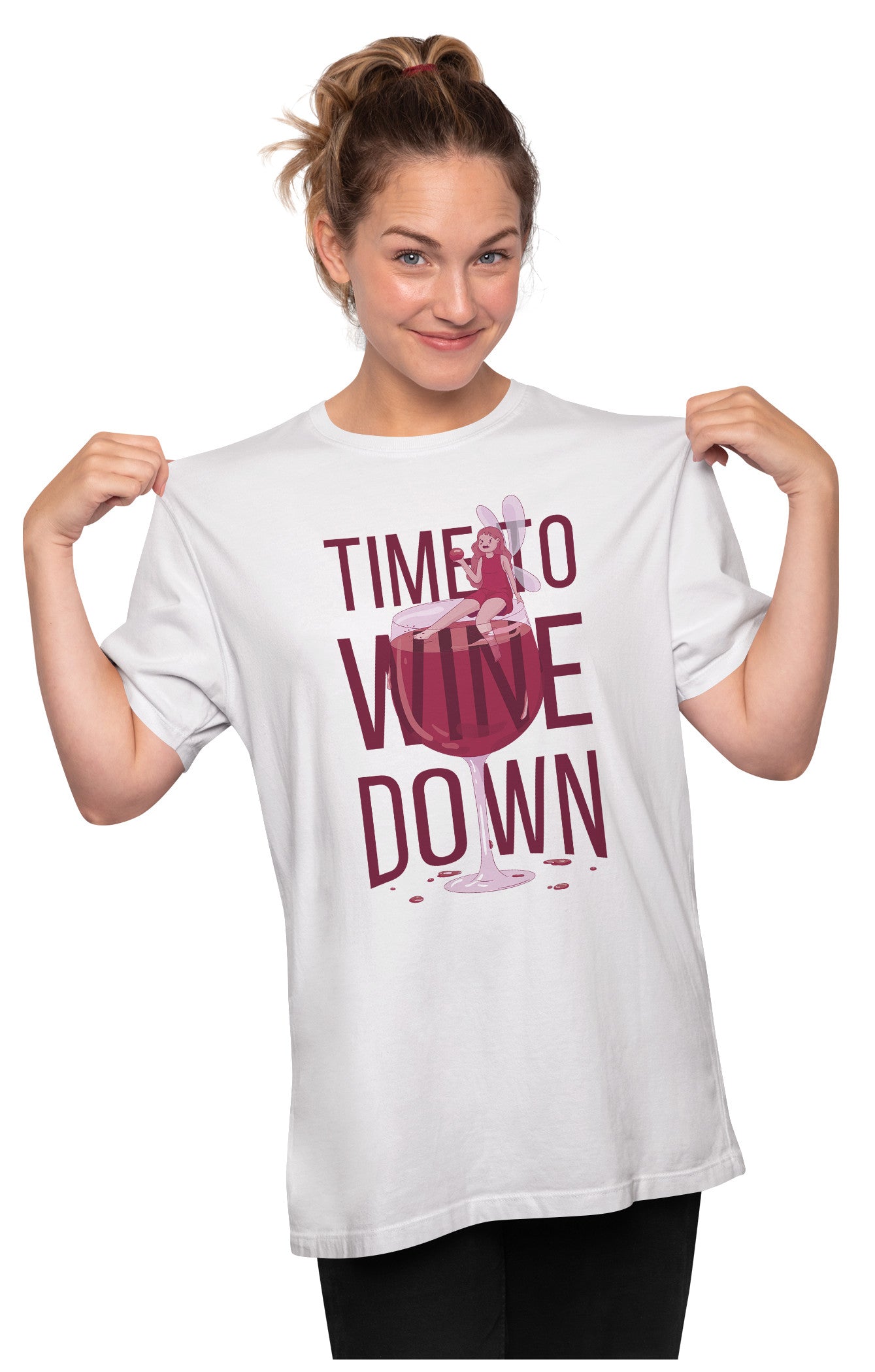 Time To Wine Down Oversized Unisex T-shirt