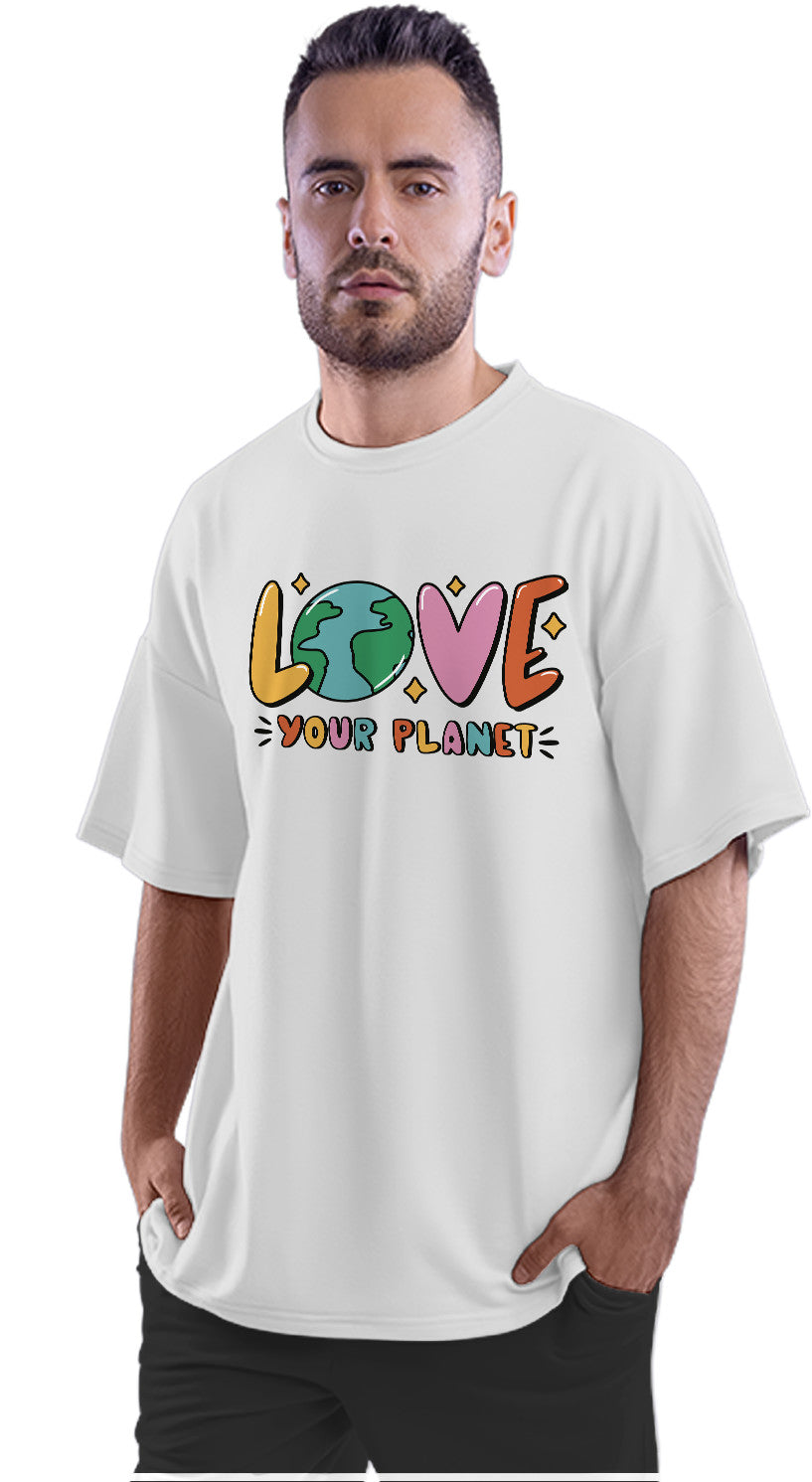 Love Your Planet Oversized Unisex T-shirt