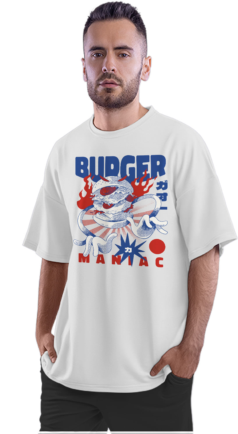 Burger Monster Kaiju Oversized Unisex T-shirt