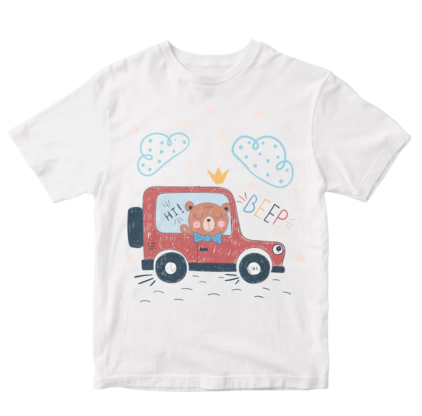 Bear Driving Car Toddler