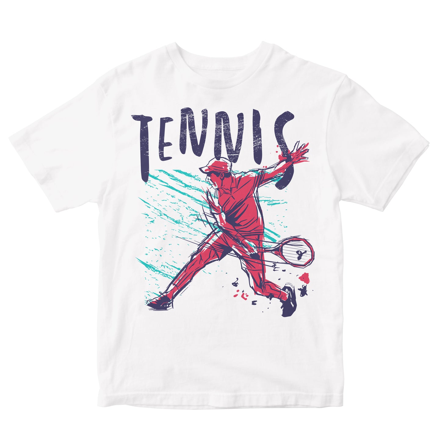Tennis Player Artwork Kids