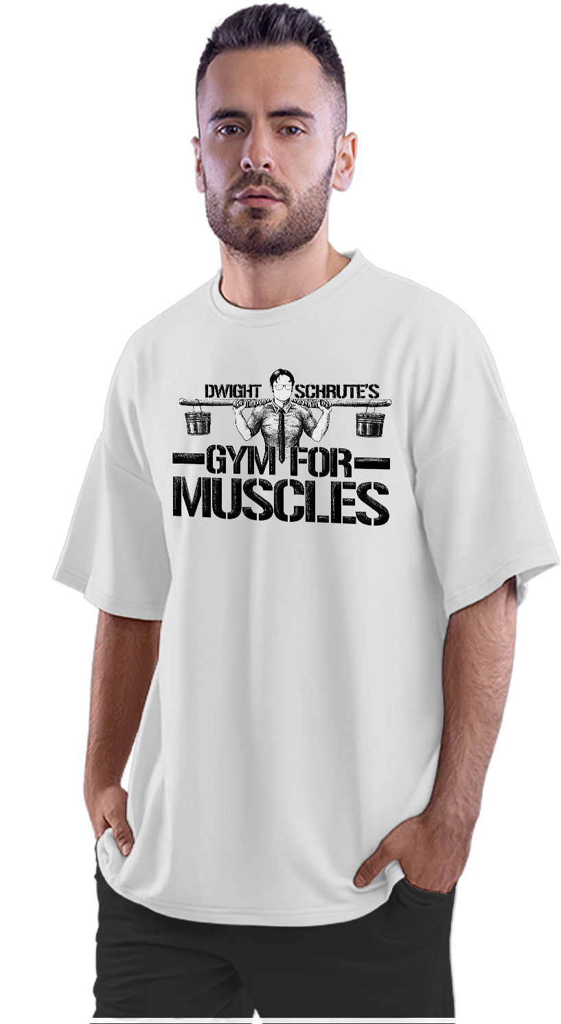 Dwight Schrute's Gym - The Office Oversized Unisex T-shirt
