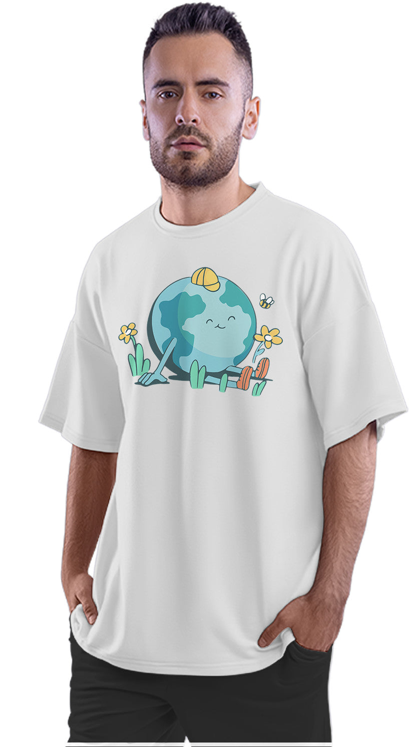 Planet Earth Oversized Unisex T-shirt