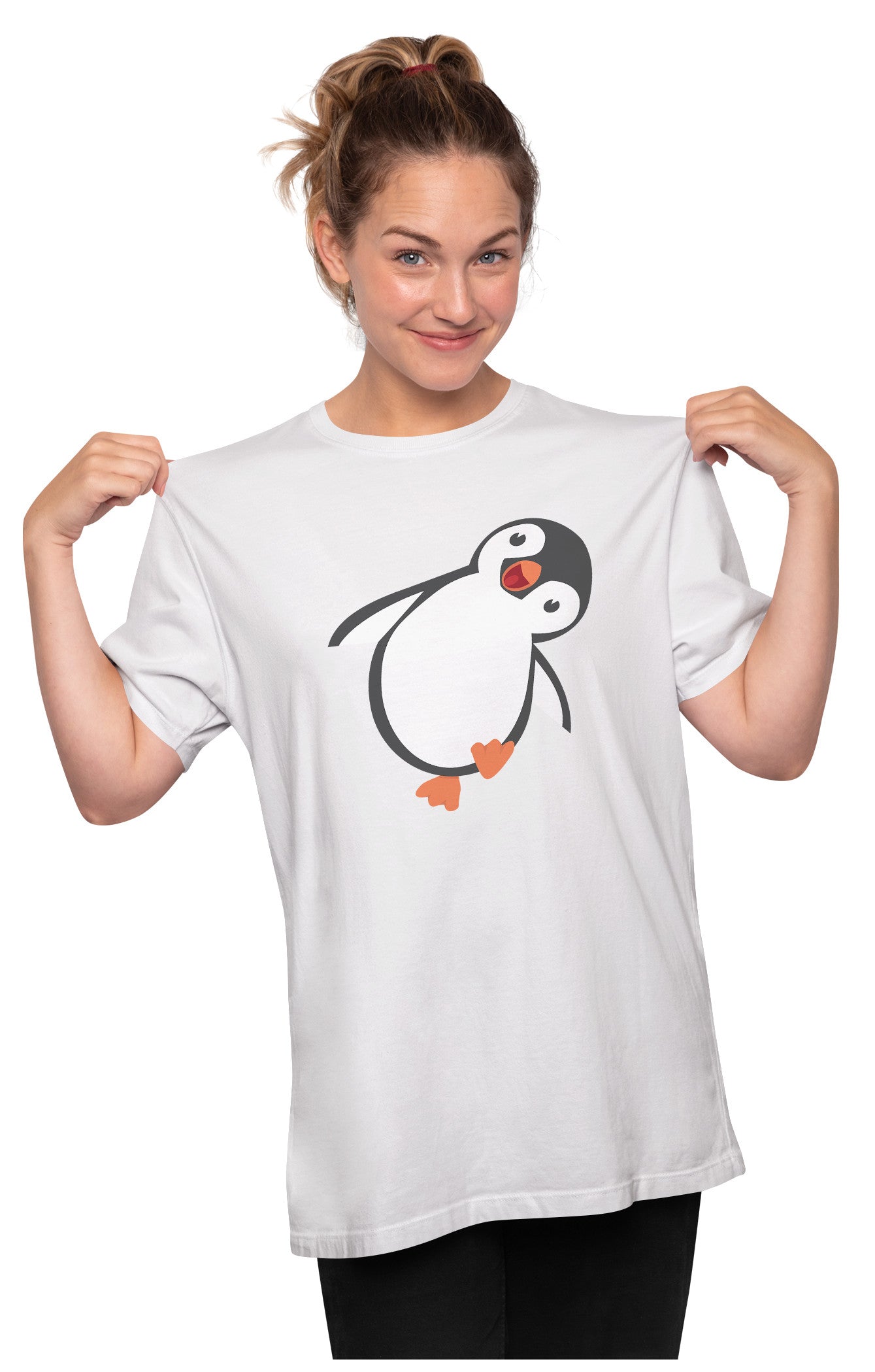 Very Cute Penguin Oversized Unisex T-shirt