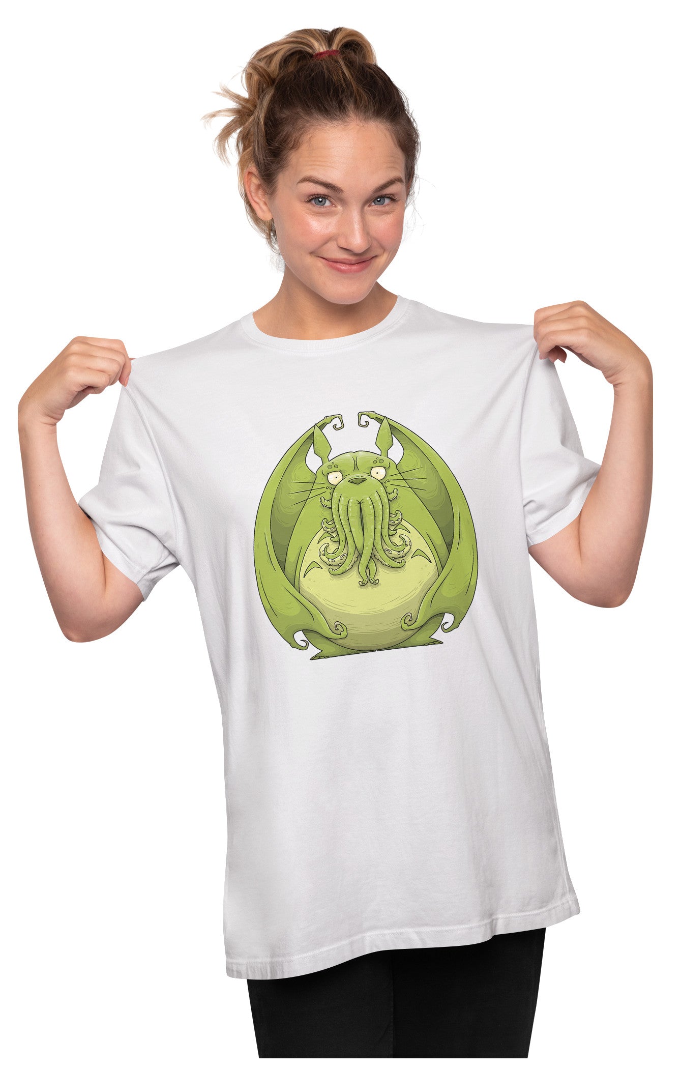 Totoro Cthulhu Crossover Oversized Unisex T-shirt