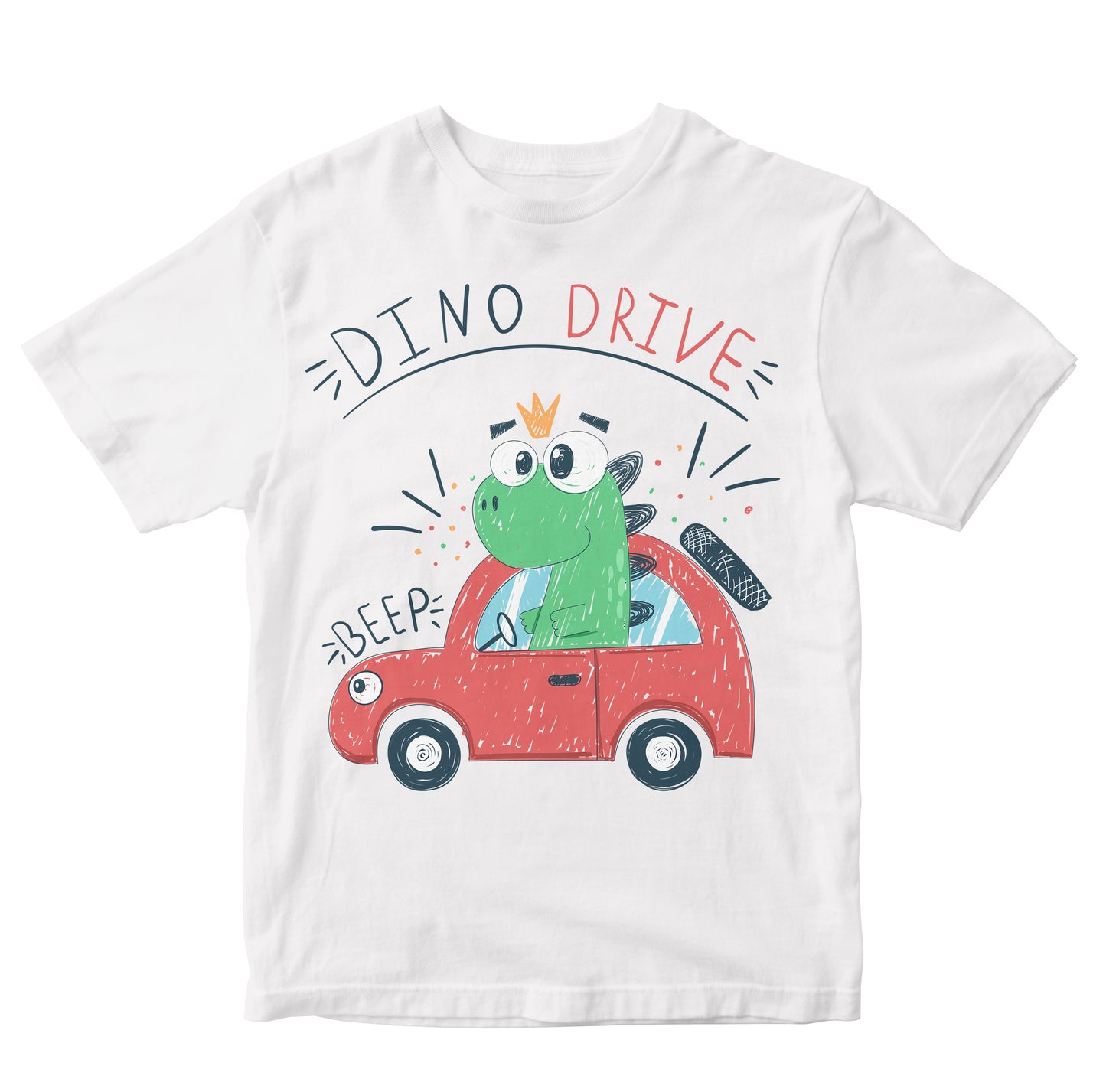Dino Drive In Car Kids